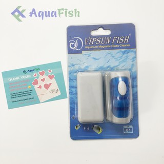 Nam châm cọ bể vệ sinh bể cá vipsun fish
