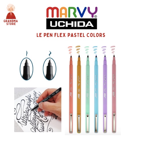 Bút LePen Flex Đầu Brush Marvy Uchida 4800- Bán lẻ
