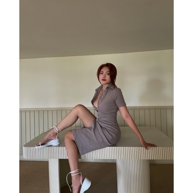 Irene Dress | Đầm body hàng cúc sang trọng