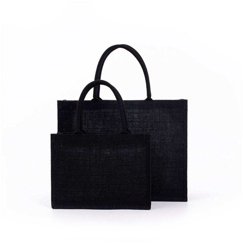 Seng Túi Xách Tote Bằng Vải Bố Đay Với Tay Cầm Mềm Mại Cho Phù Dâu / Giáng Sinh / Lễ Tạ Ơn