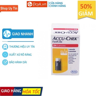 ✅ kim thử đường huyết: accu-chek fastclix - dcyk0484