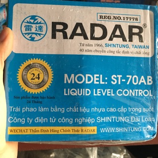 Phao điện Radar, phao điện tự ngắt