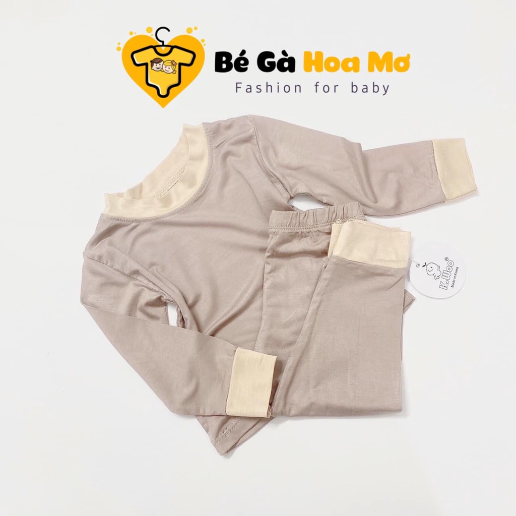 Bộ dài tay K.woo trơn HQ