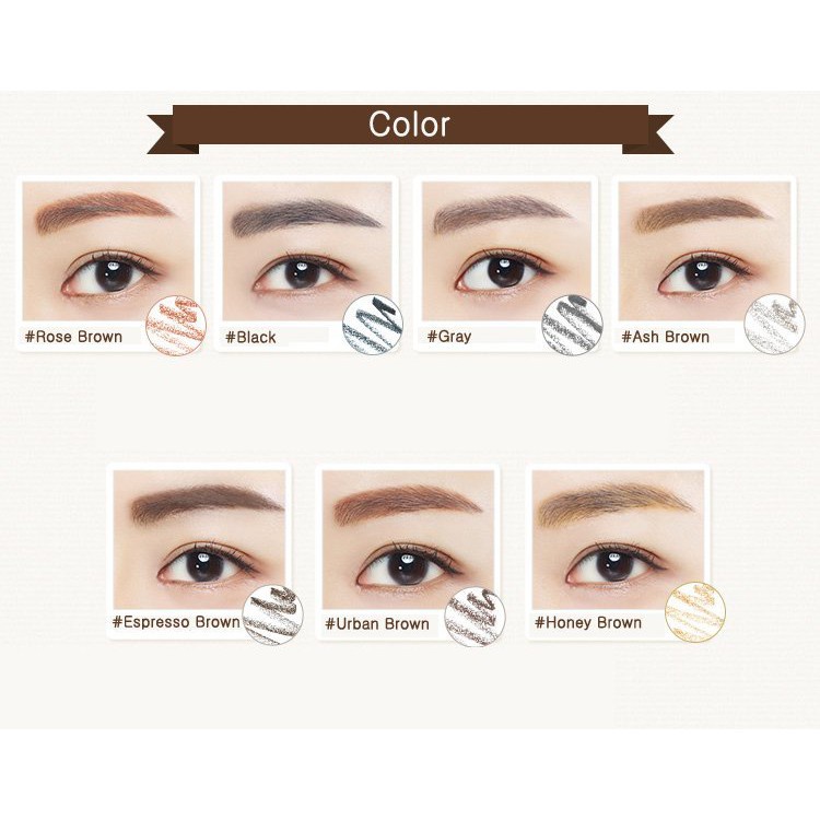 Chì kẻ mày thế hệ mới mềm mại tự nhiên INNISFREE Auto Eyebrow Pecil