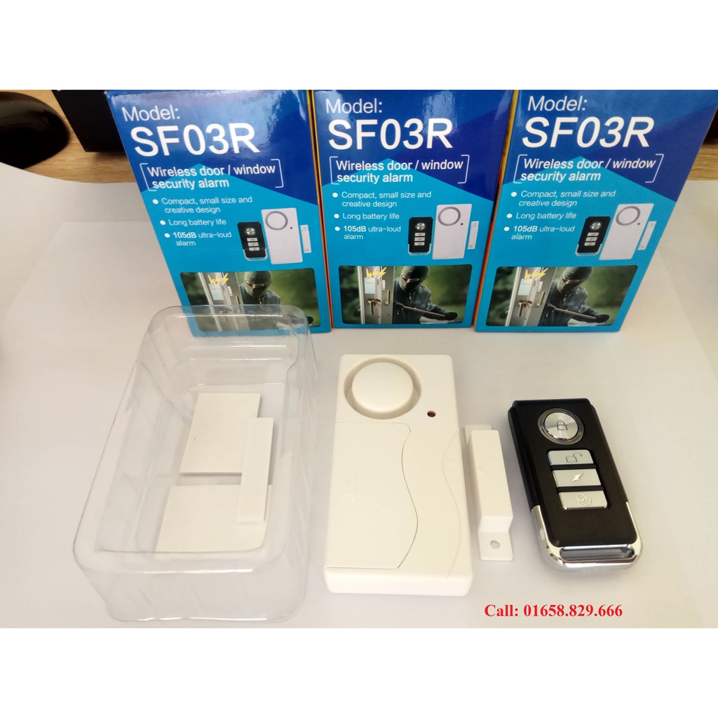 Chuông cửa báo trộm báo khách điều khiển từ xa KS-SF03R