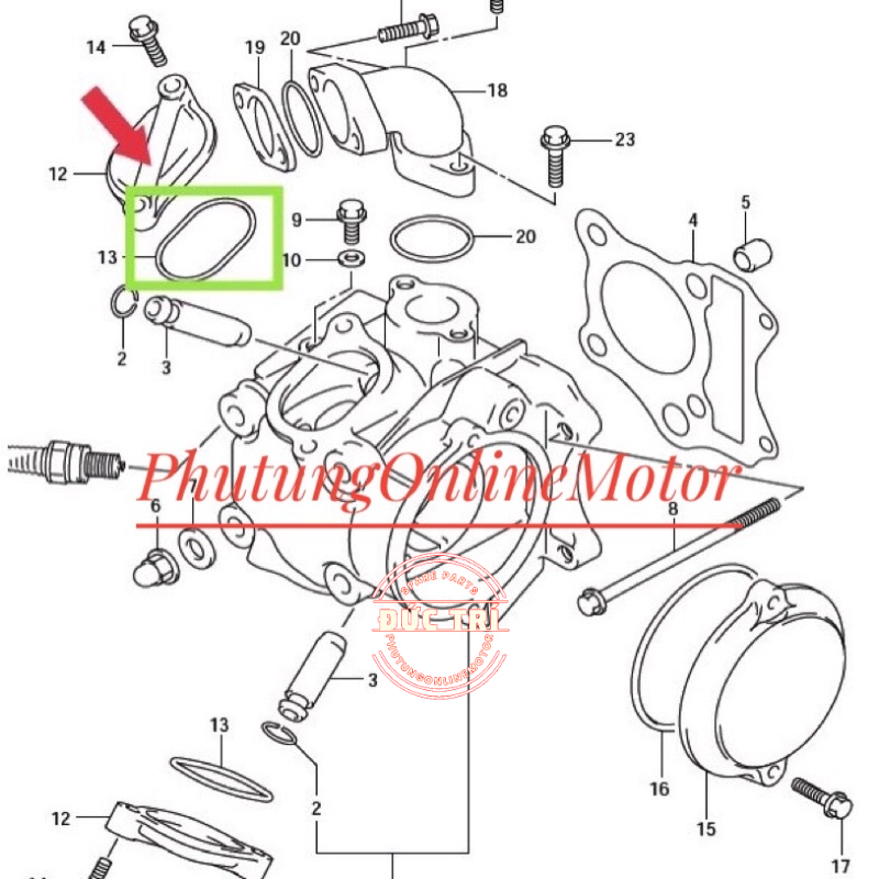 Ron nắp suppap  suzuki Axelo-Xbike-Revo-Smash-Shogun-GD 110