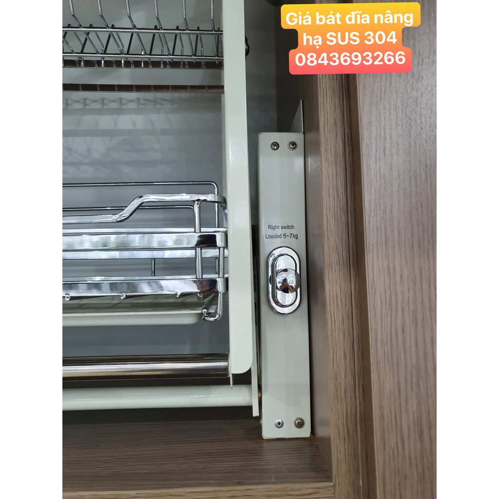 GIÁ BÁT ĐĨA NÂNG HẠ INOX THÔNG MINH - Hàng chính hãng bảo hành 2 năm | BigBuy360 - bigbuy360.vn
