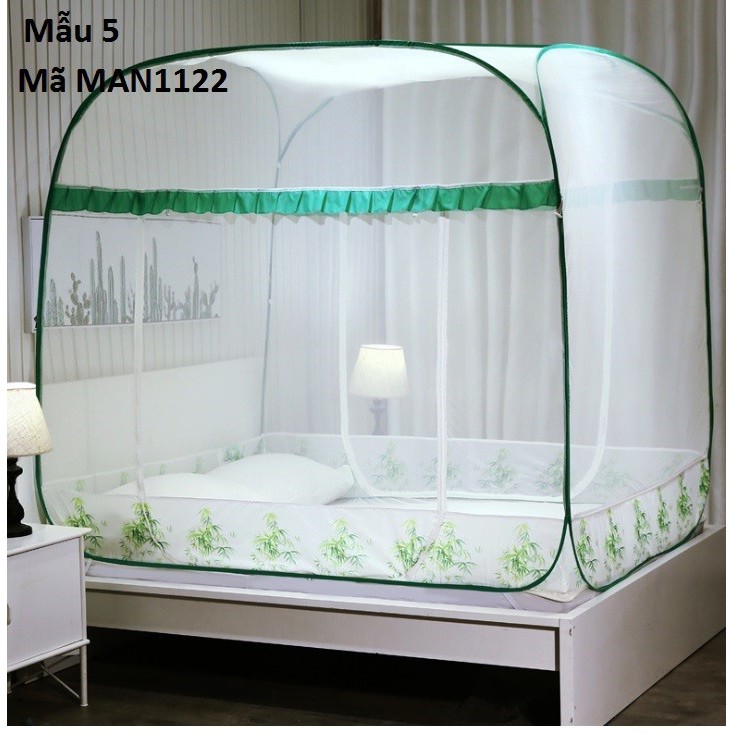 MAN1122 -Mùng, màn chụp chống muỗi đỉnh vuông tự bung 3 cửa - Thời Trang Dương