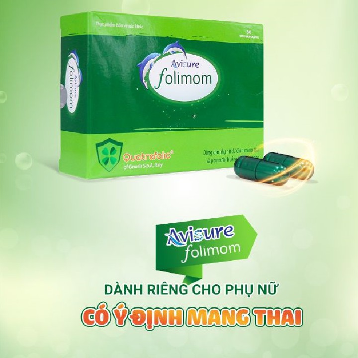 Avisure Folimom cho phụ nữ chuẩn bị mang thai