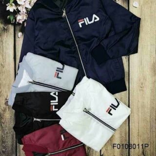 Áo khoác dù logo Fila