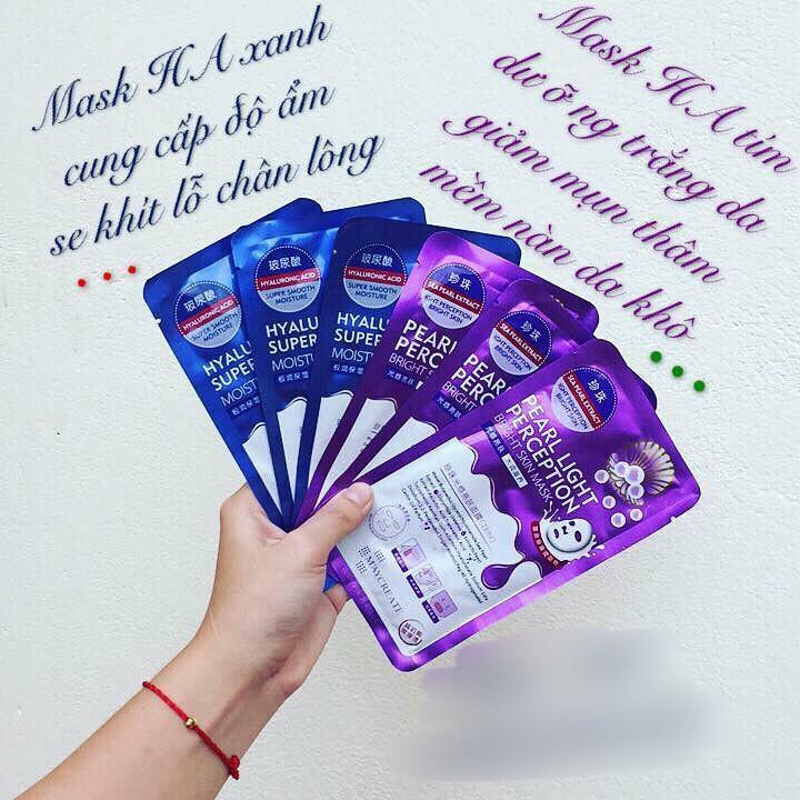 Hộp 20 miếng mặt nạ HA Maycreate nội địa Trung dưỡng trắng và cấp ẩm, g20shop | BigBuy360 - bigbuy360.vn