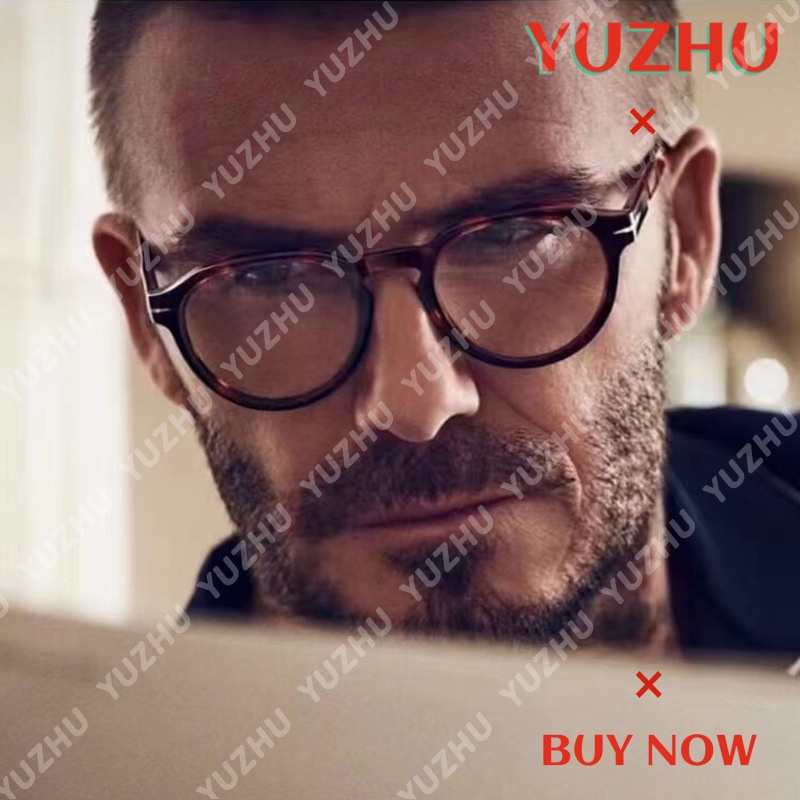 Mắt Kính Gọng Tròn Chống Ánh Sáng Xanh Thời Trang Retro Cho Nam