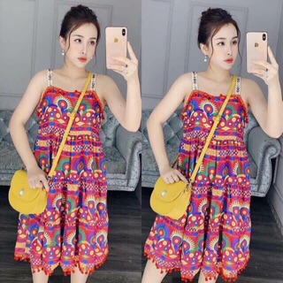 Váy thổ cẩm 2 dây