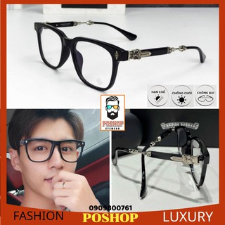 ❌CAO CẤP❌GỌNG KÍNH CẬN CHROME MẮT KÍNH UNISEX NAM NỮ CHỐNG UV400 THỜI TRANG SÀNH ĐIỆU HOT TREND 2021