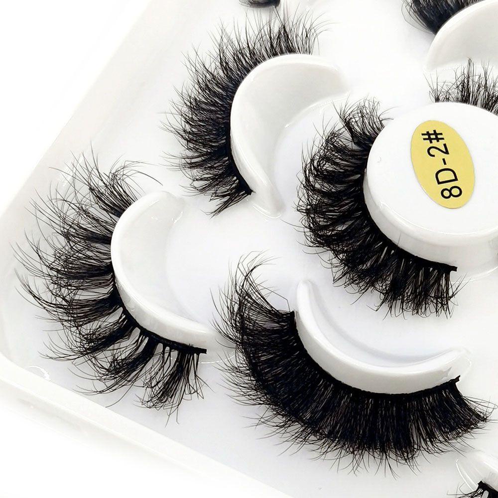 Set 5 Cặp Lông Mi Giả 3D Mềm Mịn Dành Cho Nữ SOFTNESS
