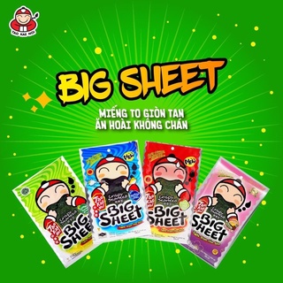 Rong biển TaoKaeNoi BIG SHEET 3.2g ( Hộp 12 gói)