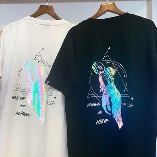 🍃Áo Thun Unisex tay ngắn Phản Quang (KÈM ẢNH THẬT) M702🍃