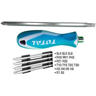 Bộ tua vít đa năng 18 trong 1 total tht250236