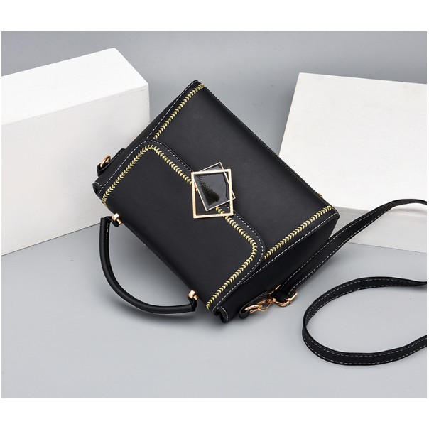 Túi xách nữ thời trang khóa gương lệch viền chỉ TT 37 | BigBuy360 - bigbuy360.vn