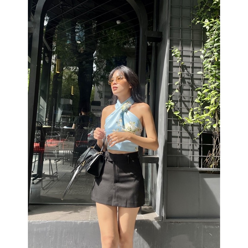 Áo xoắn cổ summer