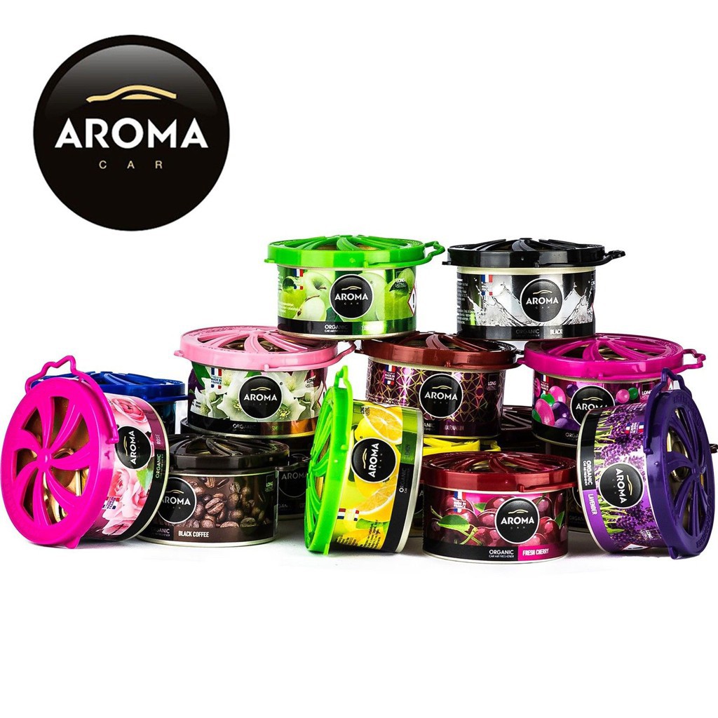 Sáp Thơm Nước Hoa Ô Tô Cao Cấp Aroma Car Organic 40g