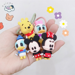 Dây Buộc Tóc Trang Trí Hình Búp Bê 3D Dễ Thương Cho Bé Gái