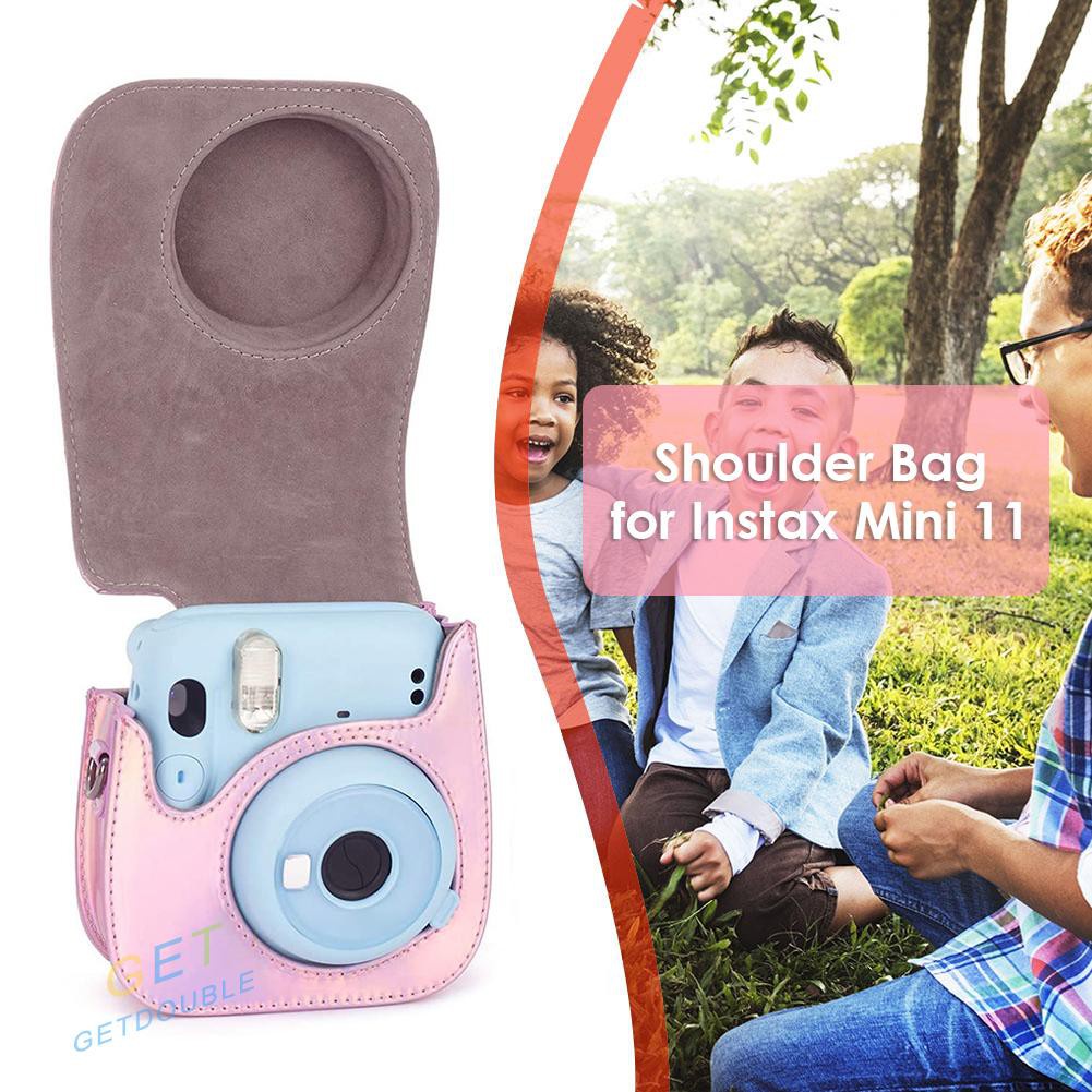 Túi Da Pu Đựng Máy Ảnh Fujifilm Instax Mini 11 9 8 + 8