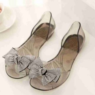 Giày nhựa nơ xoàn 2 lớp