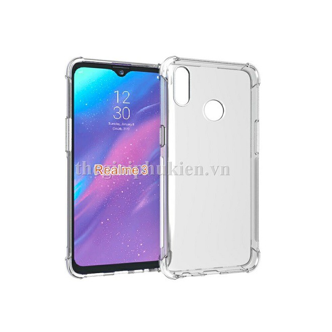 Ốp lưng dẻo trong chống sốc OPPO Realme 3