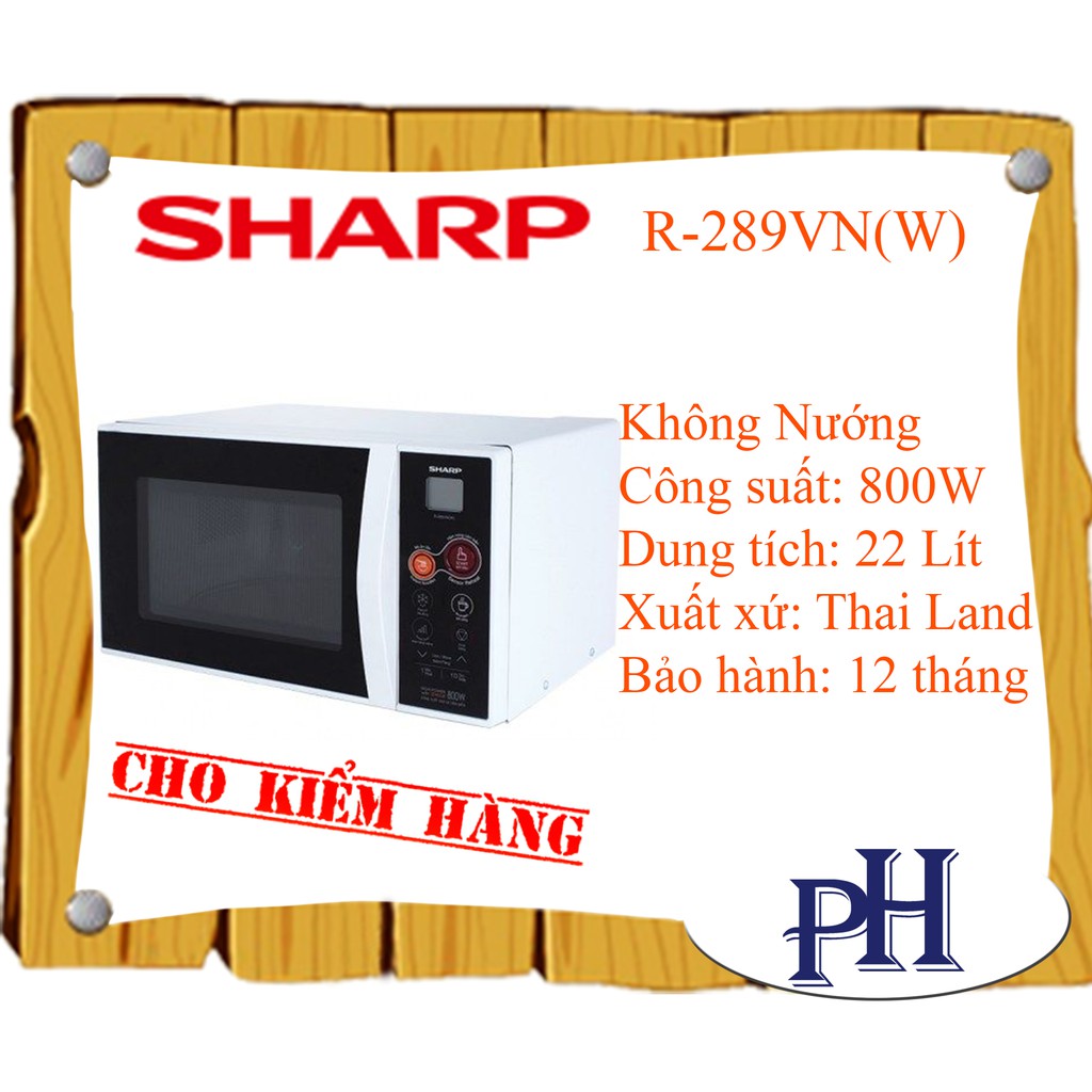 Lò vi sóng Sharp R-289VN(W)