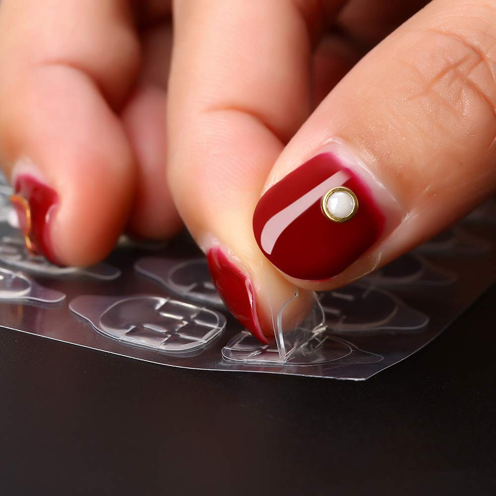 Miếng Dán Móng , Keo Silicon Dán Móng Nailbox,  24PCS Miếng Dán