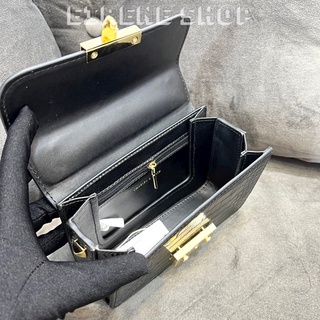 Túi xách dây xích khoá bấm túi vân da rắn push lock sẵn ba màu