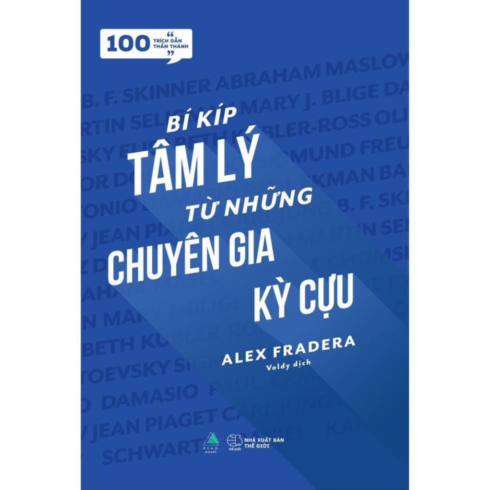 Sách - [100 Trích dẫn thần thánh] Bí kíp tâm lý từ những chuyên gia kỳ cựu [AZVietNam]