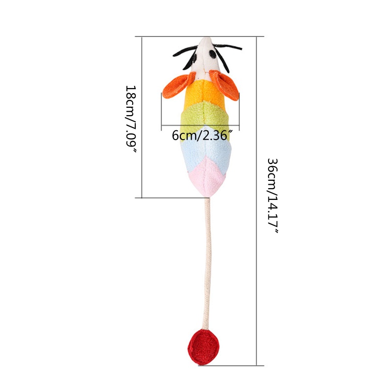 Đồ Chơi Chuột Giả Tương Tác Cho Mèo Cưng