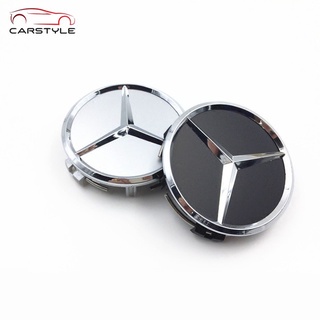 Biểu tượng logo Mercedes Benz chụp mâm, vành, bánh xe ô tô đường kính 75MM/ Mã sản phẩm BENZ75 W204 W205 W213 W212