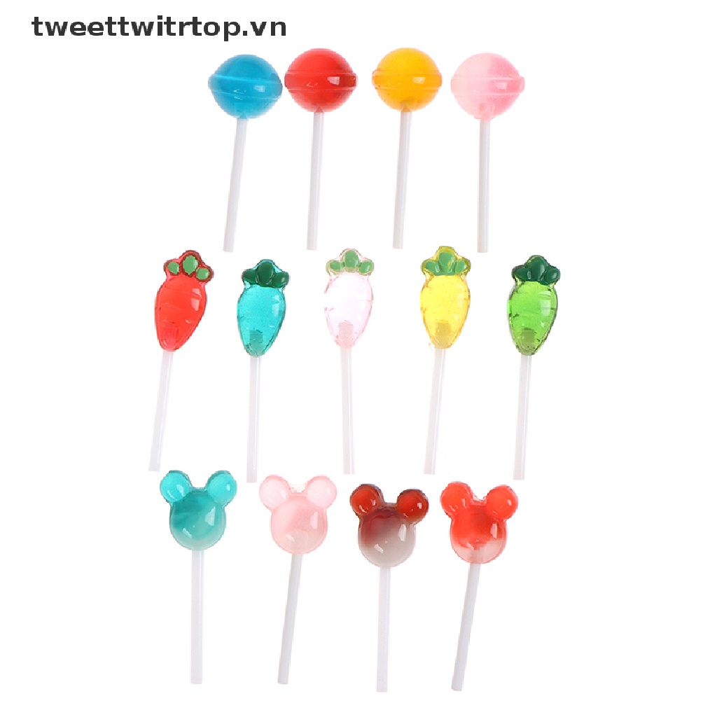 5 Kẹo mút giả trang trí nhà búp bê xinh xắn