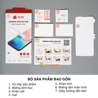 Dán màn hình Xiaomi Redmi Note 7 / Note 8 / 8 Pro / Note 9 Pro / Note 9s / Note 10 / Note 10 Pro full màn dẻo trong suốt