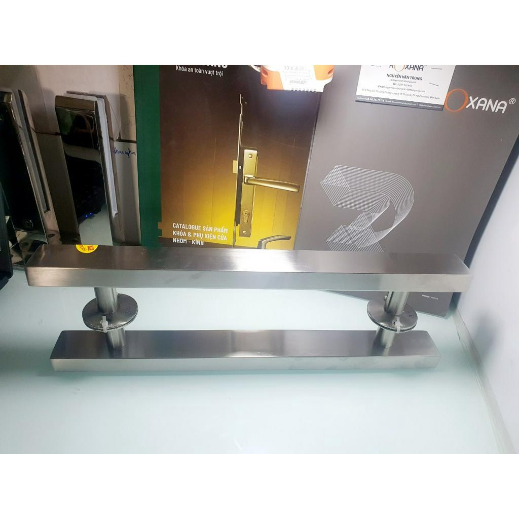 Tay cổng vuông inox #304 & 201  20*40*400mm / Tay nắm cửa sắt inox 304 cao cấp 400mm