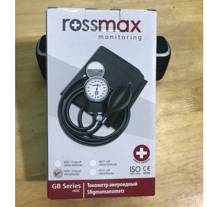 Máy đo huyết áp cơ + ống nghe Rossmax GB102