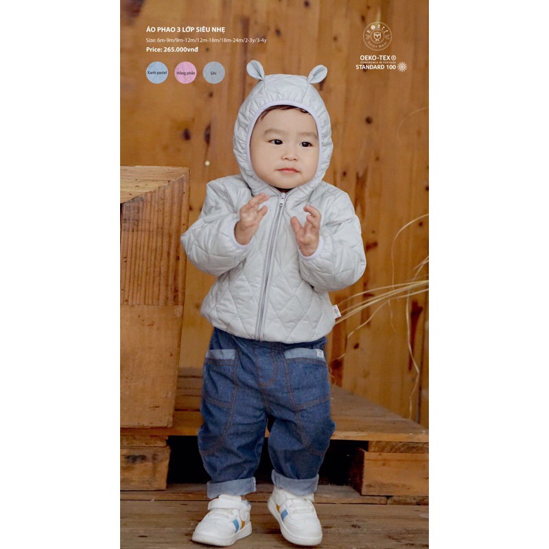 [SIÊU SALE CHÍNH HÃNG] Áo phao siêu nhẹ HRNEE cho bé