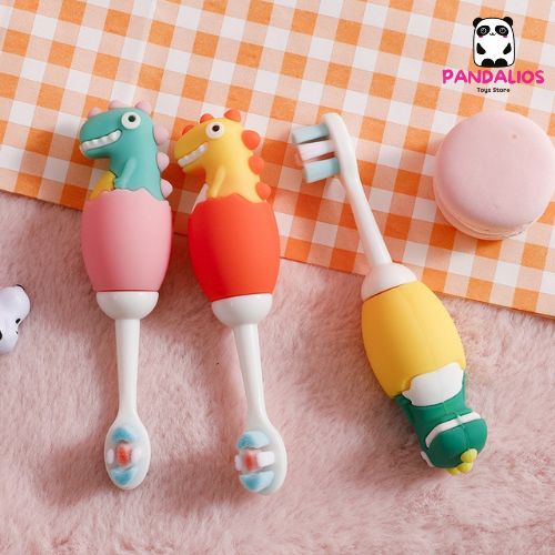 Bàn chải đánh răng cho trẻ em siêu mềm mịn với 10 nghìn sợi lông kết hình bầu dục - chăm sóc toàn diện cho răng miệng bé