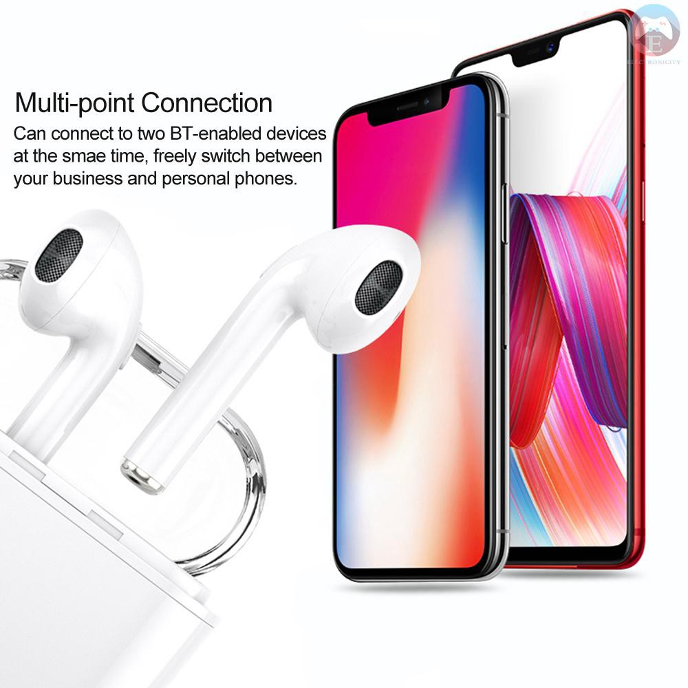 Ê i7S Plus TWS Headphones True Wireless Bluetooth 4.2+EDR Earphone In-ear Stereo Music Headsets Hands-free w/ Microphone