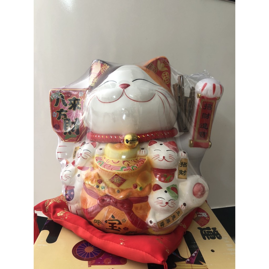 mèo vẫy thần tài - Mèo đại phúc đại cát cao 30cm