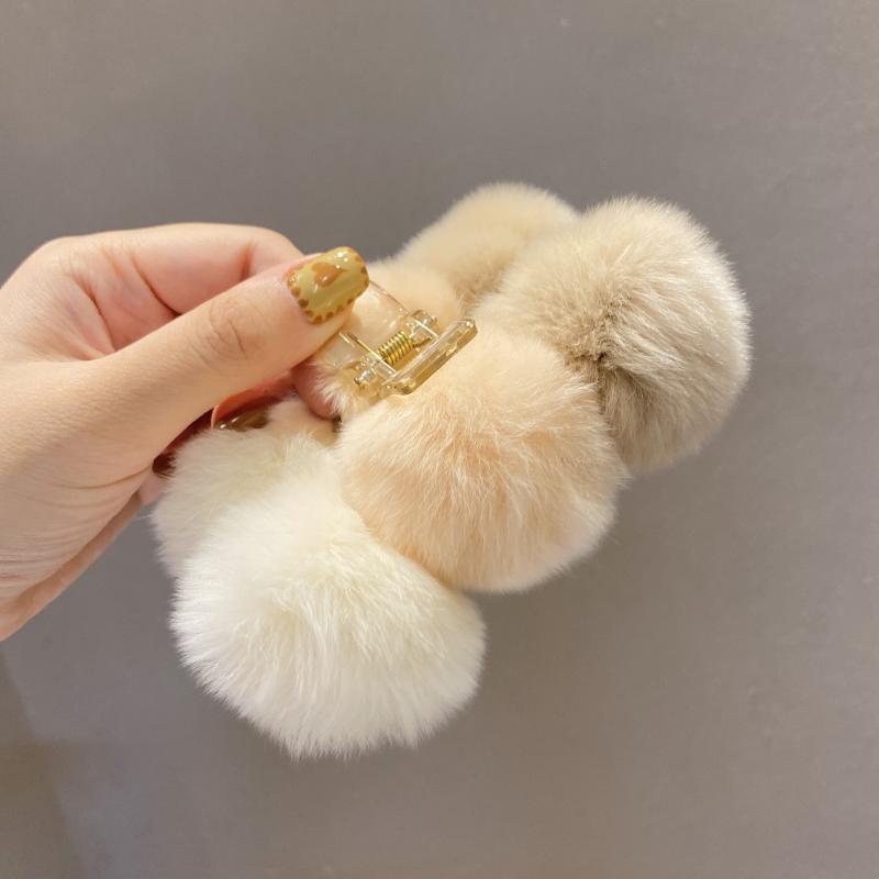 Kẹp càng cua cục bông cute - UniLabel