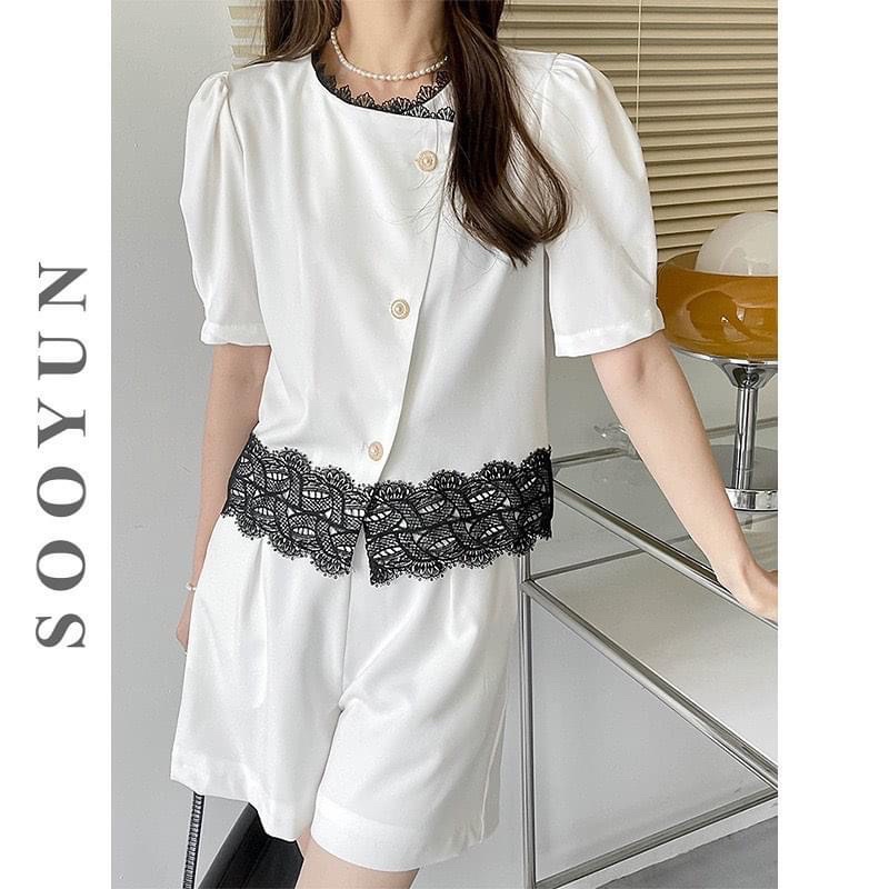 Dây viền hoa thêu nổi