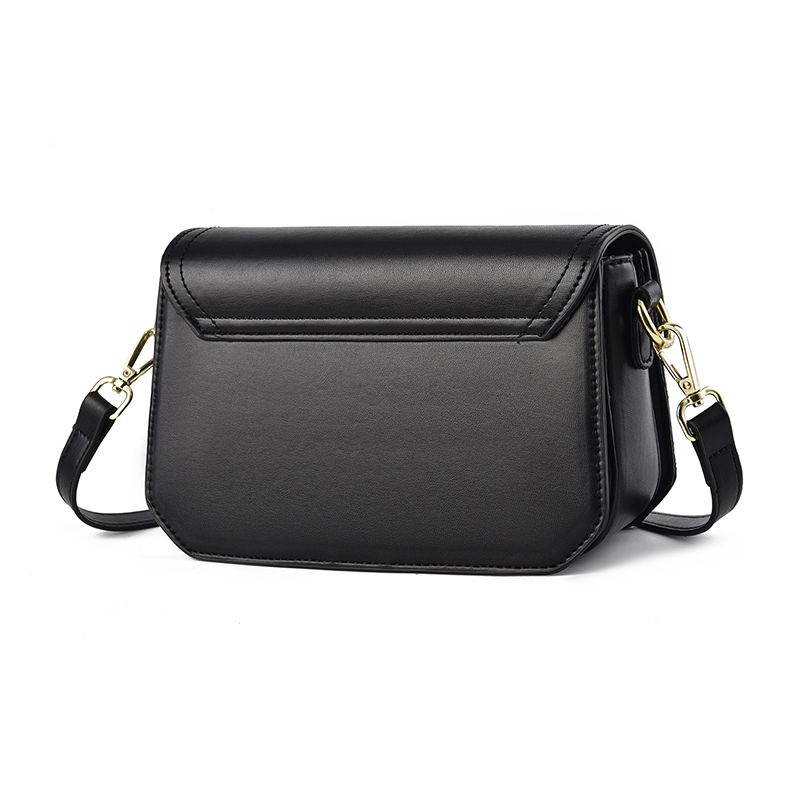 Túi Xách Đeo Vai Hình Vuông Cỡ Nhỏ Màu Trơn Phối Dây Đeo Sợi Xích Thời Trang Cho Nữ