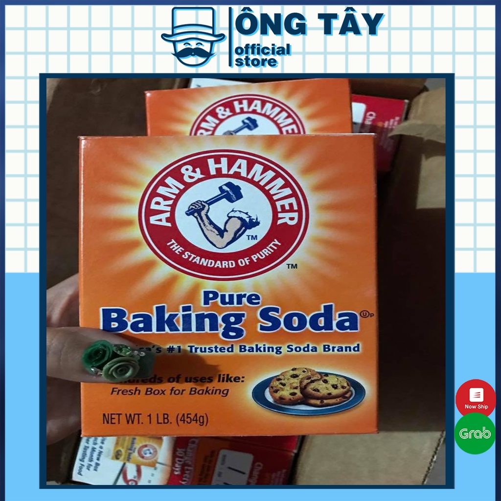 Bột baking soda đa công dụng 454g.