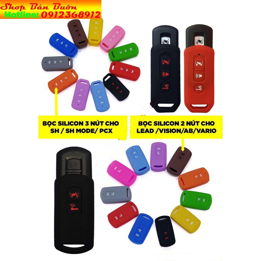 Bọc chìa khoá Smartkey thông minh Lead air blade/sh,shmode