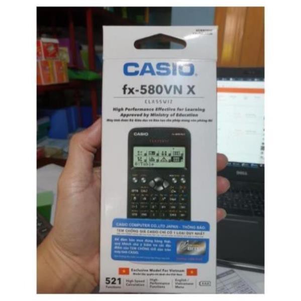 Máy tính Học Sinh CASIO FX 580VN X – 7 NĂM BẢO HÀNH điện tử bằng QR CODE – Máy tính CASIO 580VNX nhập khẩu THÁI LAN