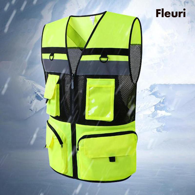 Áo Phản Quang Có Túi Thoải Mái Khi Đỗ Xe